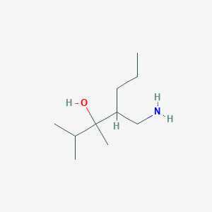 4-(Aminomethyl)-2,3-dimethylheptan-3-ol