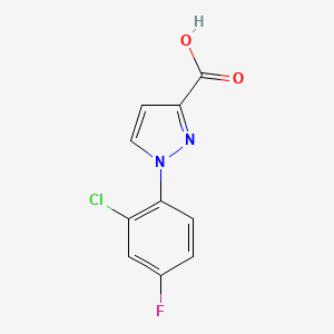 1-(2-Chloro-4-fluorophenyl)-1h-pyrazole-3-carboxylic acid