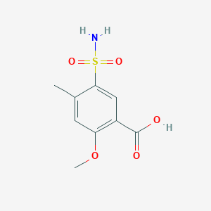 2-Methoxy-4-methyl-5-sulfamoylbenzoicacid