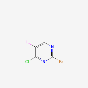 2-Bromo-4-chloro-5-iodo-6-methylpyrimidine