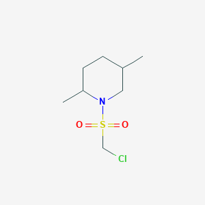 1-((Chloromethyl)sulfonyl)-2,5-dimethylpiperidine