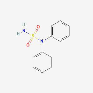 molecular formula C12H12N2O2S B1362547 (N-sulfamoylanilino)benzene CAS No. 587-14-4