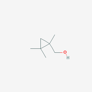 molecular formula C7H14O B13625490 (1,2,2-Trimethylcyclopropyl)methanol 