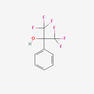molecular formula C9H6F6O B1362550 1,1,1,3,3,3-Hexafluoro-2-phenylpropan-2-ol CAS No. 718-64-9