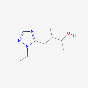 4-(1-Ethyl-1h-1,2,4-triazol-5-yl)-3-methylbutan-2-ol