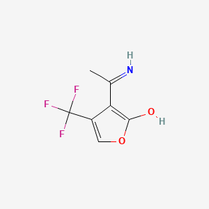 3-(1-Aminoethylidene)-4-(trifluoromethyl)furan-2(3H)-one