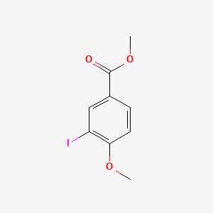 molecular formula C9H9IO3 B1362562 3-碘-4-甲氧基苯甲酸甲酯 CAS No. 35387-93-0