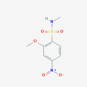 2-methoxy-N-methyl-4-nitrobenzene-1-sulfonamide