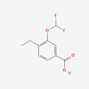 3-Difluoromethoxy-4-ethylbenzoic acid