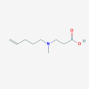 3-(Methyl(pent-4-en-1-yl)amino)propanoic acid