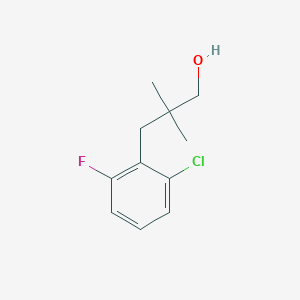 3-(2-Chloro-6-fluorophenyl)-2,2-dimethylpropan-1-ol