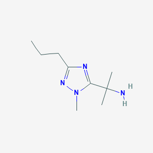 2-(1-Methyl-3-propyl-1h-1,2,4-triazol-5-yl)propan-2-amine