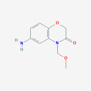 6-Amino-4-(methoxymethyl)-2h-benzo[b][1,4]oxazin-3(4h)-one