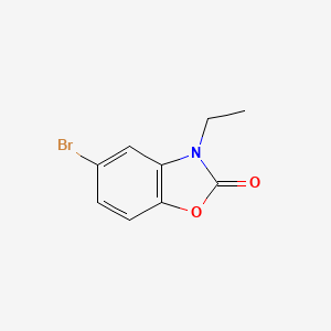 molecular formula C9H8BrNO2 B1362586 5-bromo-3-ethyl-3H-benzooxazol-2-one CAS No. 501689-39-0