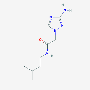 2-(3-Amino-1h-1,2,4-triazol-1-yl)-N-isopentylacetamide