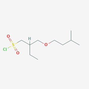 2-((Isopentyloxy)methyl)butane-1-sulfonyl chloride