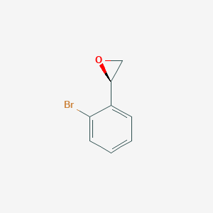 molecular formula C8H7BrO B13625945 (2S)-2-(2-bromophenyl)oxirane 