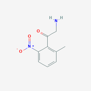 2-Amino-1-(2-methyl-6-nitrophenyl)ethan-1-one