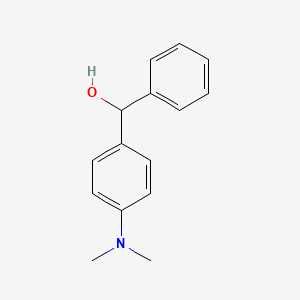 molecular formula C15H17NO B1362598 4-(Dimethylamino)benzhydrol CAS No. 7494-77-1