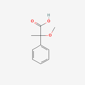 molecular formula C10H12O3 B1362599 2-Methoxy-2-phenylpropanoic acid CAS No. 7472-67-5