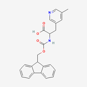 2-((((9H-Fluoren-9-yl)methoxy)carbonyl)amino)-3-(5-methylpyridin-3-yl)propanoic acid