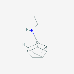 molecular formula C13H19N B13626029 N-ethylpentacyclo[6.3.0.0^{2,6}.0^{3,10}.0^{5,9}]undecan-4-amine 