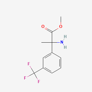 Methyl 2-amino-2-(3-(trifluoromethyl)phenyl)propanoate