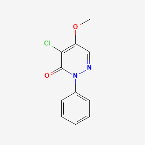 4-Chloro-5-methoxy-2-phenyl-3(2H)-pyridazinone