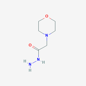 molecular formula C6H13N3O2 B1362611 2-Morpholin-4-ylacetohydrazide CAS No. 770-17-2