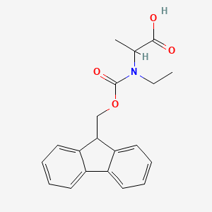 2-{Ethyl[(9H-fluoren-9-ylmethoxy)carbonyl]amino}propanoic acid