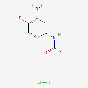 N-(3-amino-4-fluorophenyl)acetamidehydrochloride