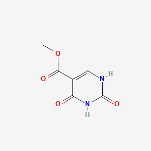 molecular formula C6H6N2O4 B1362616 Methyl 2,4-Dioxo-1,2,3,4-tetrahydropyrimidine-5-carboxylate CAS No. 42821-92-1