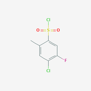 4-Chloro-5-fluoro-2-methylbenzenesulfonyl chloride