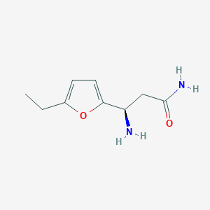 (R)-3-Amino-3-(5-ethylfuran-2-yl)propanamide