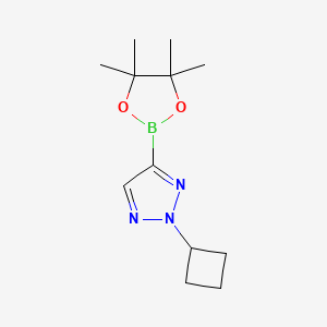 2-cyclobutyl-4-(4,4,5,5-tetramethyl-1,3,2-dioxaborolan-2-yl)-2H-1,2,3-triazole