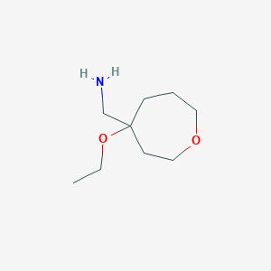 (4-Ethoxyoxepan-4-yl)methanamine