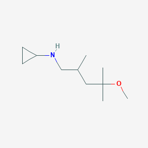 N-(4-methoxy-2,4-dimethylpentyl)cyclopropanamine