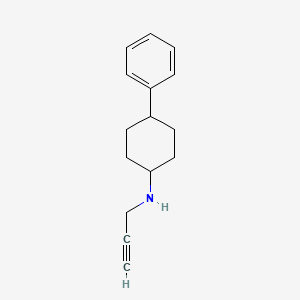 4-Phenyl-N-(prop-2-YN-1-YL)cyclohexan-1-amine