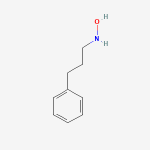 molecular formula C9H13NO B13626475 Benzenepropanamine, N-hydroxy- CAS No. 79204-89-0