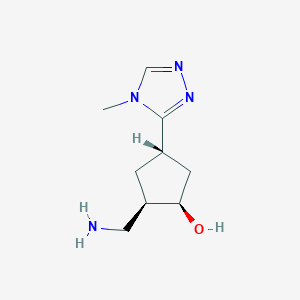 (1R,2R,4S)-2-(aminomethyl)-4-(4-methyl-1,2,4-triazol-3-yl)cyclopentan-1-ol