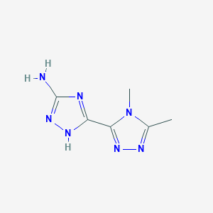 4',5'-Dimethyl-1h,4'h-[3,3'-bi(1,2,4-triazol)]-5-amine