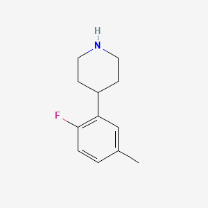 4-(2-Fluoro-5-methylphenyl)piperidine