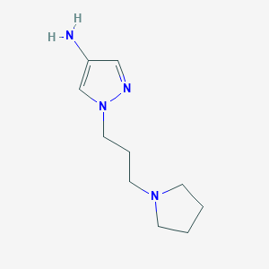 1-(3-(Pyrrolidin-1-yl)propyl)-1h-pyrazol-4-amine