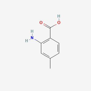 molecular formula C8H9NO2 B1362655 2-氨基-4-甲基苯甲酸 CAS No. 2305-36-4
