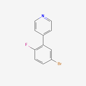 4-(5-Bromo-2-fluorophenyl)pyridine