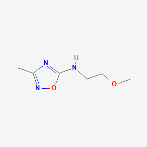 N-(2-methoxyethyl)-3-methyl-1,2,4-oxadiazol-5-amine