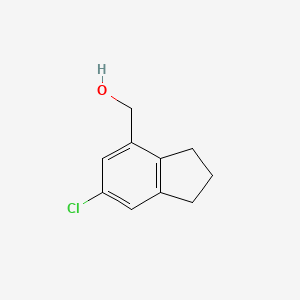 (6-chloro-2,3-dihydro-1H-inden-4-yl)methanol