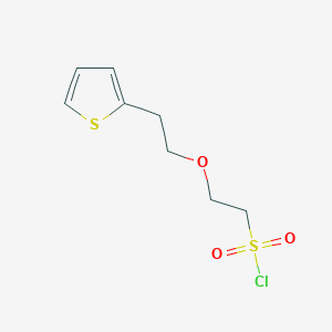 2-(2-(Thiophen-2-yl)ethoxy)ethane-1-sulfonyl chloride