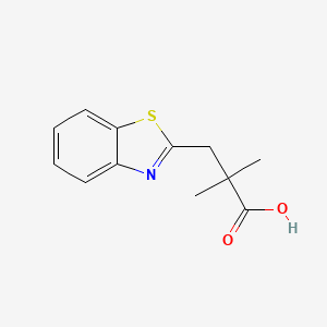 3-(Benzo[d]thiazol-2-yl)-2,2-dimethylpropanoic acid