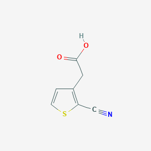 2-(2-Cyanothiophen-3-yl)acetic acid